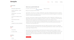 Desktop Screenshot of fahmijafar.net